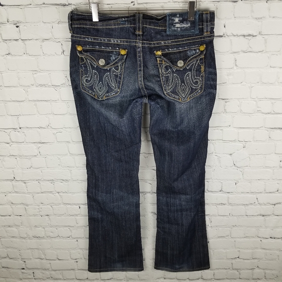 MEK DENIM | Oaxaca embroidered boot cut jeans - Picture 3 of 9